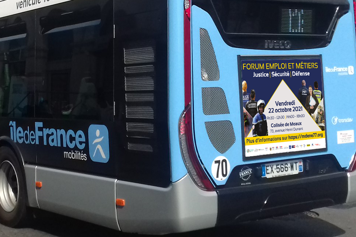 Affiche cul de bus