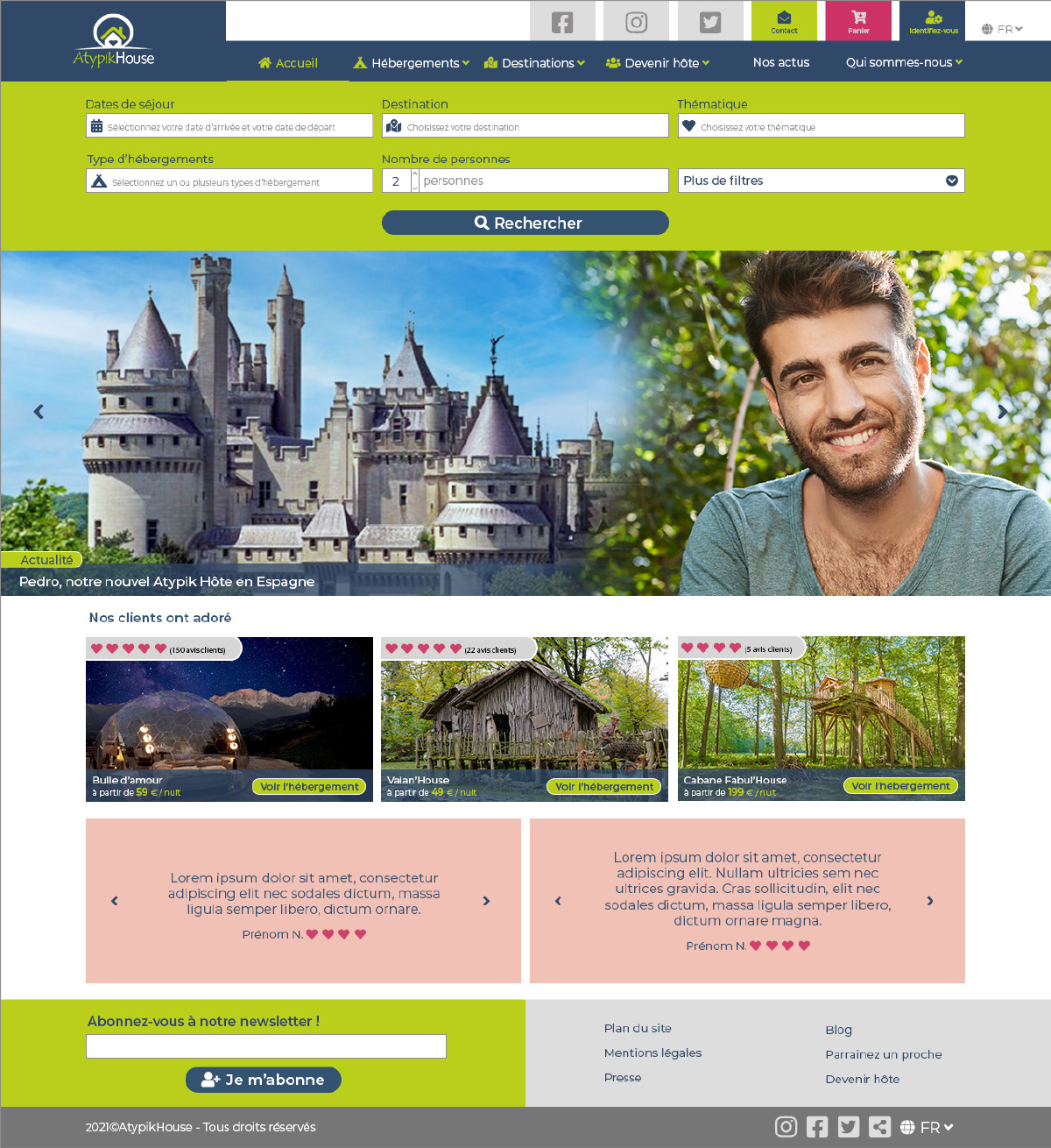 Site web-accueil