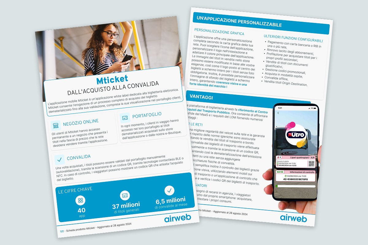 Fiche produit m-Ticket